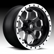 Fuel Savage D565 Matte Black Milled Custom Truck Wheels Rims