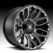 Fuel Warrior D607 Gloss Black Milled
