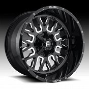 Fuel Stroke D611 Gloss Black Milled