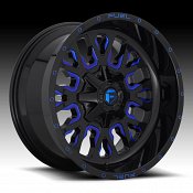 Fuel Stroke D645 Gloss Black Candy Blue