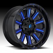 Fuel Hardline D646 Gloss Black Candy Blue