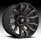 Fuel Blitz D674 Matte Black Machined DT Custom Wheels Rims