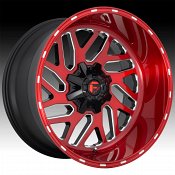 Fuel Triton D691 Brushed Red Milled