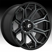 Fuel Siege D704 Brushed Black Dark Tint