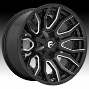 Fuel Rage D711 Gloss Black Milled