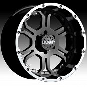 Gear Alloy 715MB 715 Recoil Matte Black Custom Rims Wheels