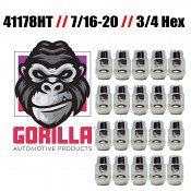 GR-5LK-00716-C / Gorilla Chrome 5-Lug Kit (20 Chrome Lugs)