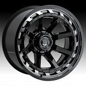 Gear Offroad 754MB Black Hawk Gloss Black Machined