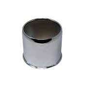 HC212A / Gorilla Open-Ended Push-Thru Chrome Center Cap / 5.1" Diameter