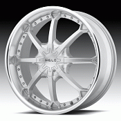 Helo HE871 871 Silver Machined Lip Custom Rims Wheels