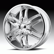 KMC Splinter KM678 678 Chrome Custom Rims Wheels