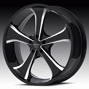 KMC Sync KM680 680 Black Milled Custom Rims Wheels