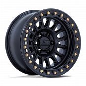 KMC KM239 Impact Beadlock Matte Black Custom Truck Wheels
