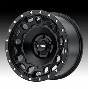 KMC KM529 Holeshot Satin Black Custom Wheels Rims