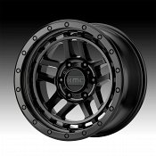 KMC KM540 Recon Satin Black Custom Wheels Rims