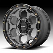 KMC Dirty Harry KM541 Satin Gray Custom Wheels Rims