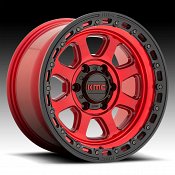 KMC Chase KM548 Candy Red Custom Wheels Rims