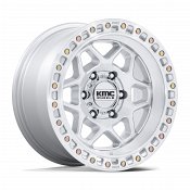 KMC KM553 Torx Machined Silver Custom Truck Wheels