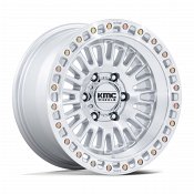 KMC KM554 Aztec Machined Silver Custom Truck Wheels
