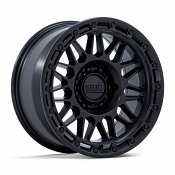 KMC KM555 Attack Matte Black Custom Truck Wheels