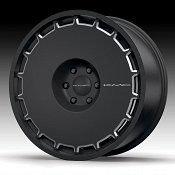 KMC KM689 Skillet Satin Black Milled Custom Wheels Rims