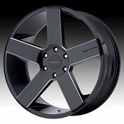 KMC KM690 MC 5 Satin Black Milled Custom Wheels Rims