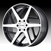 KMC KM699 Two-Face Satin Black Machined