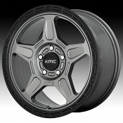 KMC KM721 Alpine Satin Gray Custom Wheels Rims