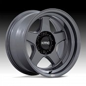 KMC KM728 Lobo Matte Anthracite Custom Truck Wheels