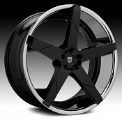 Lexani Invictus-Z Gloss Black with Chrome Lip