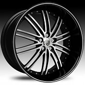 Lexani LSS-8 Gloss Black Machined w/ Machined Accent Custom Whee