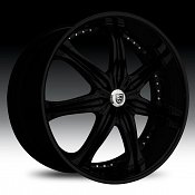 Lexani LX-7 Full Gloss Black Custom Rims Wheels