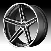 Lorenzo WL197 Machined Titanium Gray Stainless Lip Custom Rims W