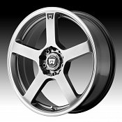 Motegi Racing MR116 Silver with Machined Stripe Custom Rims Whee