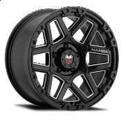 Mamba M23 Gloss Black Milled Custom Wheels Rims