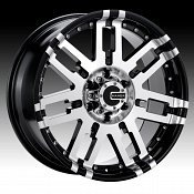 Mamba M2X Gloss Black Machined Custom Wheels Rims