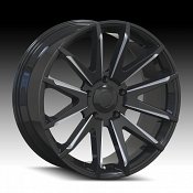 Mayhem Crossfire 8109 Gloss Black Milled Custom Wheels Rims