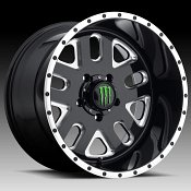 TIS Monster Energy Edition 539BM Black Milled Custom Wheels Rims