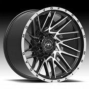 Motiv Offroad 424MB Mutant Machined Black Custom Wheels Rims