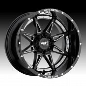 Moto Metal MO993 Hydra Gloss Black Milled Custom Wheels Rims