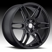 Niche M106 NR6 Matte Black w/ Milled Accents