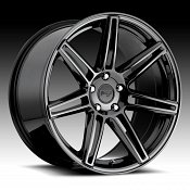 Niche M141 Lucerne Virtual Black PVD Chrome Custom Wheels Rims