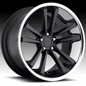 Niche M885 Concourse Matte Black w/ Chrome Stainless Lip Custom 