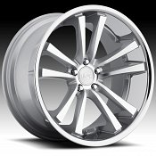 Niche M886 Concourse Machined Silver w/ Chrome Stainless Lip Cus