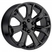 OE Performance 166B Gloss Black Custom Truck Wheels
