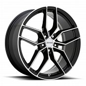 Petrol P5C Machined Gloss Black Custom Wheels