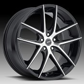 Platinum 412 Opulent Gloss Black Machined Custom Wheels Rims