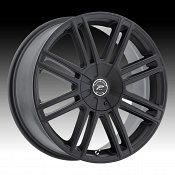 Platinum 434 Orion Satin Black Custom Wheels Rims
