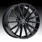 Platinum 461BK Exodus Gloss Black Custom Wheels Rims