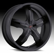 Platinum 212B 212 Widow Matte Black Custom Rims Wheels